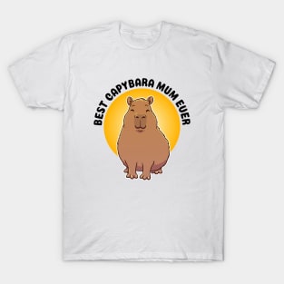 Best Capybara Mum Ever T-Shirt